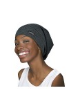 FocusCare Bonnet de sommeil souple doublé de satin pour femme, gris bruyère foncé, Taille unique