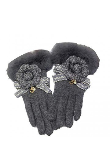 Gants Pour Femmes Hiver Young Styles Mode Moufles Chaudes Et Moelleuses Extérie