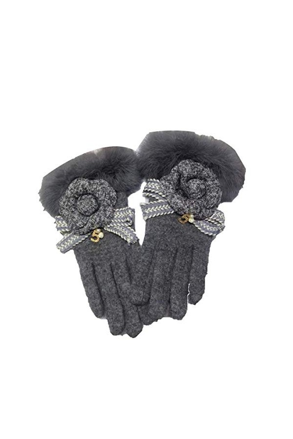Gants Pour Femmes Hiver Young Styles Mode Moufles Chaudes Et Moelleuses Extérie