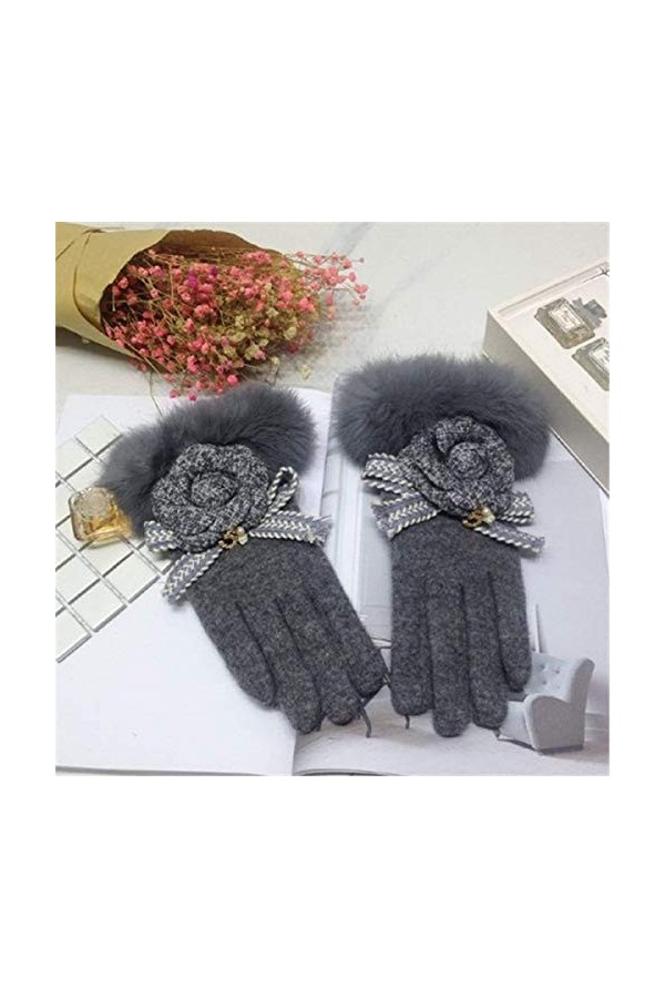 Gants Pour Femmes Hiver Young Styles Mode Moufles Chaudes Et Moelleuses Extérie