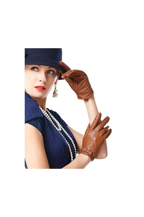 NappaNovum - Gant - Femme - marron - Small