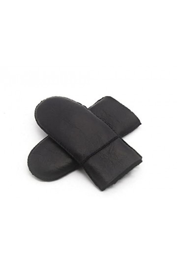 Gants De Fourrure Chaude Chaude For Femmes Dhiver Gants Naturels De Peau De Mouton Épaissie Mitaines Dextérieur Color : Bl