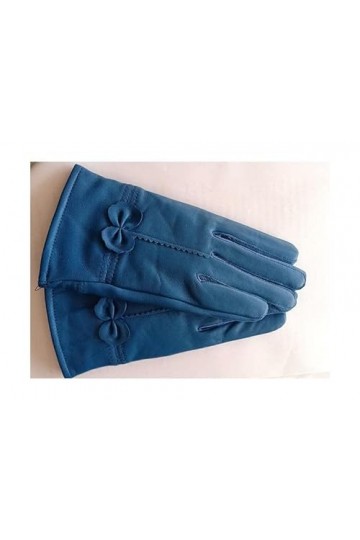 Gants dhiver Femmes en Cuir véritable Hiver Gant Chaud Dames Vrais Gants en Cuir de Mouton Filles Conduite Mode Femme Luxe L