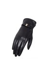 Gants Chauds Pour Femme Gants Pour Écran Tactile Gants En Cuir Pour Femmes Gants En Cuir DÉquitation Chauds Et Fins DHiver 