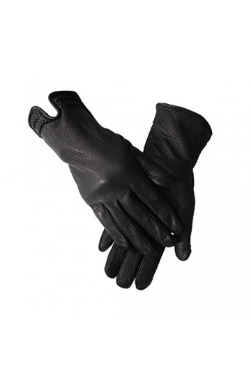 Gants Chauds Pour Femme Mode Hiver Printemps Femme Gants En Cuir Dames Gant Mitaines Pour Femmes Noir 7.5