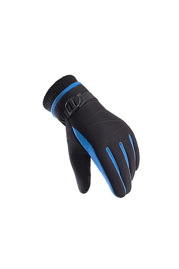 Gants Gants de cyclisme chaud chaud hiver Hommes Femmes imperméables Salle de fitness Mouvement Écran tactile Gants déquitat