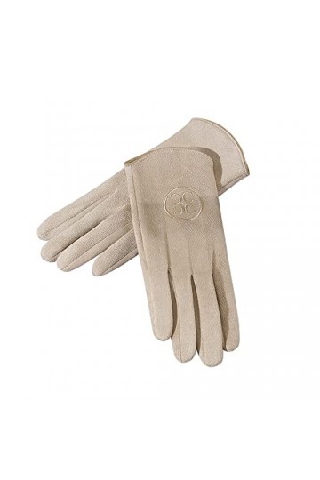 Gants pour dames à la mode dautomne, gants dhiver en cuir velours pour dames, conception décran tactile sans doigts, gants