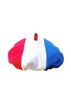 Béret Supporter France | Bleu • Blanc • Rouge | Chapeau | Equipe de France | Champion du Monde | Football | Rugby | Accessoir
