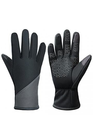 Gants Et Moufles Homme Gants Hiver Homme Chaud Gants DÉcran Tactile Pour Hommes Gants De Moto En Cuir Gants De Vélo De Monta