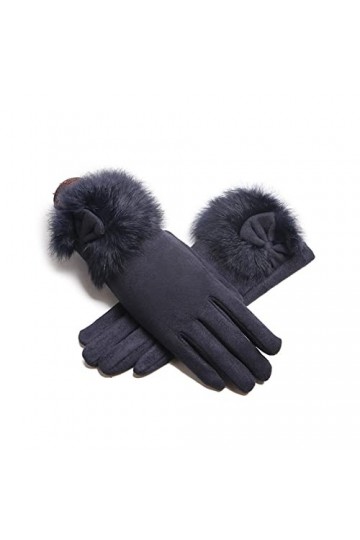 JSJJEDC Gants dhiver en Daim Femmes en Daim Femme Peluche de Peluche de Peluche for Femmes Couleur : 5, Gloves Size : One S