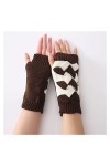 JSJJEDC Gants en Laine Chaude en Laine torsadée for Femmes Couleur : 2, Gloves Size : One Size 