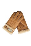 QIAOLI Gants dhiver en cuir pour homme et femme - Gants chauds pour lhiver et lautomne - Chauds en laine thermique - Moufl