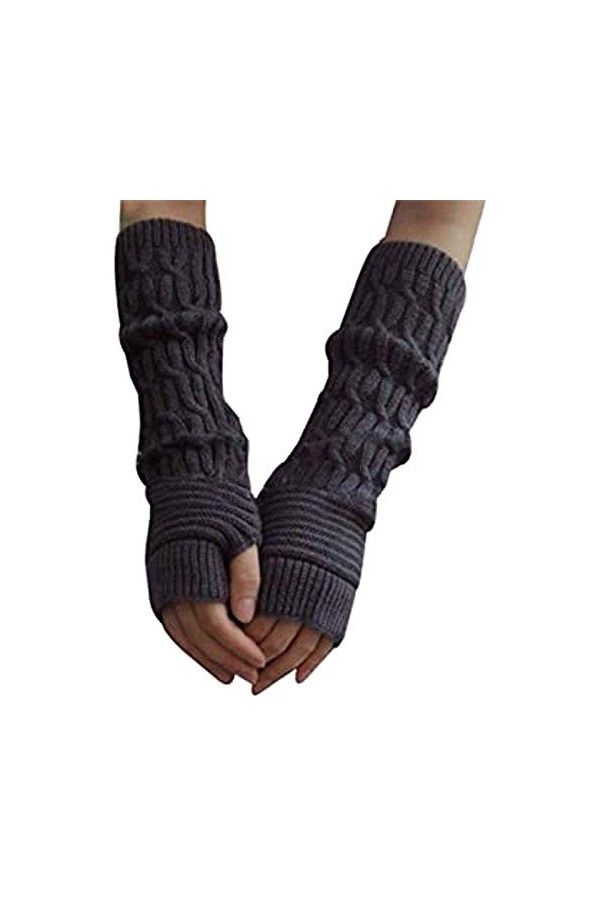 wrtgerht Gants Mitaines Gants Longs tricotés Mode Fleurs Mitaines décontracté Hiver Gants Femmes Gants Gants