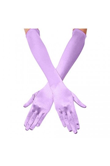 wrtgerht Gants Mitaines Convertibles mariée Femmes Doigt Gants de Danse coude Longs Gants Longueur Gants Mitaines Enfant en B