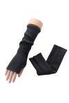 Gants de protection chauds pour le printemps, lautomne et lhiver - Manches courtes - Un bon partenaire - Bracelet en laine 