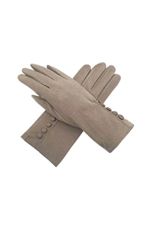 Gants de printemps pour femme - Tendance - Pour le sport, léquitation, lextérieur, lautomne - Gants chauds - Taille unique