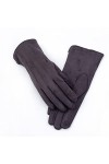 Gants dhiver pour femme en daim élastique solide pour garder au chaud
