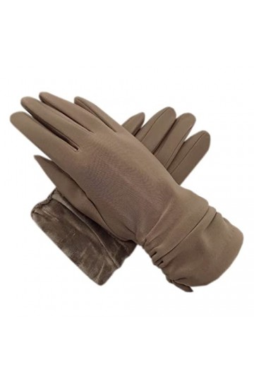 Gants dhiver en tissu extensible pour femme