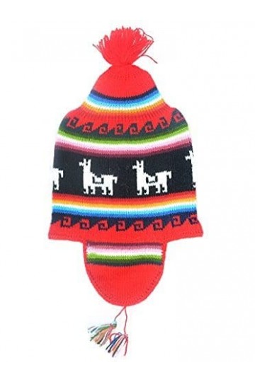 Gamboa - Casquette en alpaga avec Cache-Oreilles Casquette en alpaga Unisexe - Bonnet de Ski en alpaga