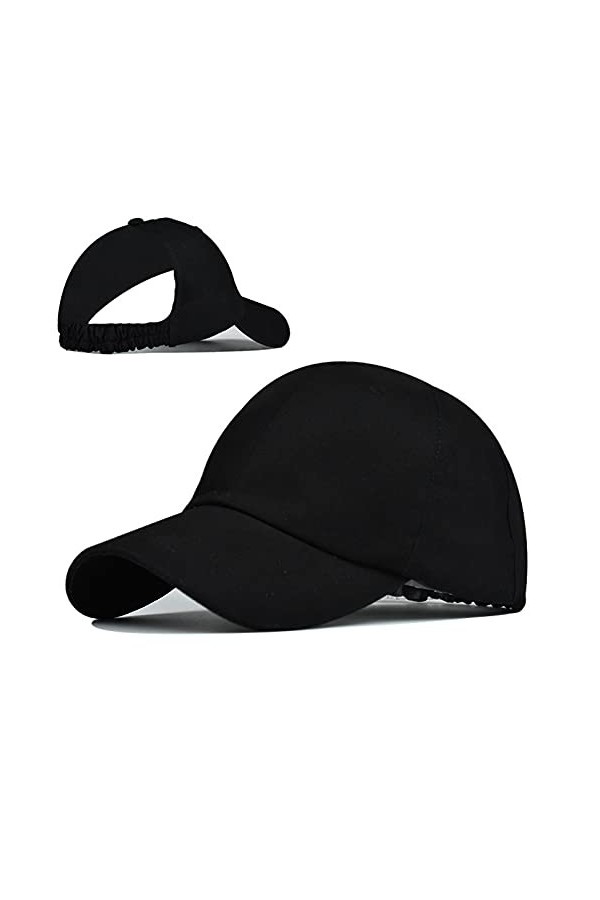 Casquette de baseball Casquette De Baseball Cheveux Bouclés Dos Nu Casquette De Queue De Cheval Pour Les Femmes Afro Cheveux 