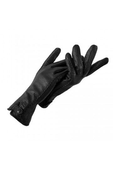 TJOIUY Gants dhiver Hiver Femmes Gants en Cuir Chaud Doux résistant à lusure Doublure écran Tactile Fonction Mode Rivet Fer