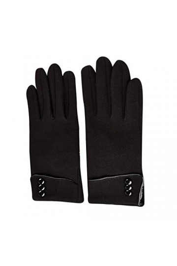 wrtgerht Gants Mitaines Femmes Garder décoration Gants Femmes Doux Chaud Bouton Manchette Hiver Mode Femmes Gants Mitaines Ga