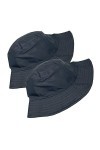 verdementa.es Lot de 2 Bonnets Pluie Unisexe Chapeau Pêcheur Imperméable Homme Femme Imperméable, bleu marine, Taille Unique