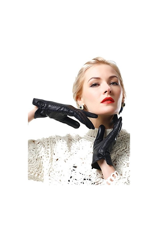 NappaNovum - Gant - Femme - rouge - X-Large