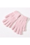 Gants Élastiques Des Doigts Complets Chauds Vélo Épais Conduisant Femmes Hiver Chaud Cachemire Tricoté En Plein Air Color : 