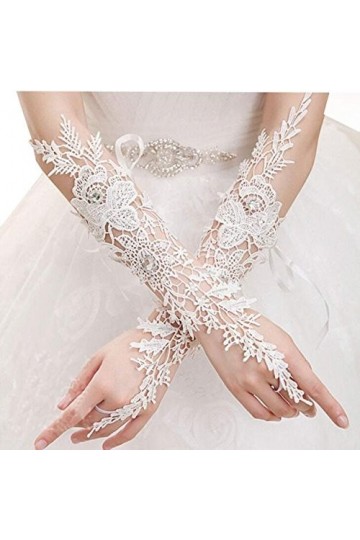 Gants Mitaines combinés avec Poche 1 Paire de Gants de mariée avec de Belles Baguettes Gants Mitaines for Femme Temps Froid C