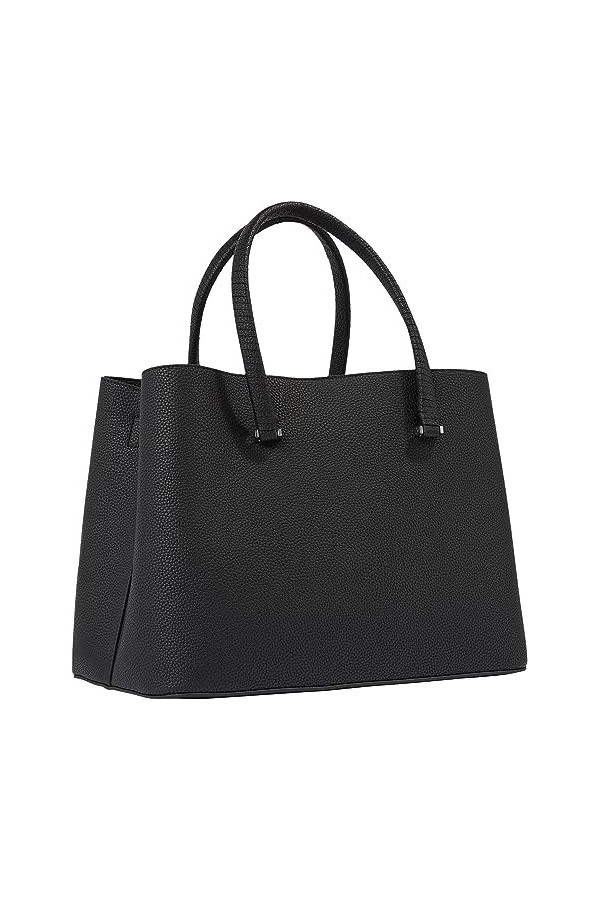 Tommy Hilfiger Cartable avec emblème Th, Femme, Noir, OS