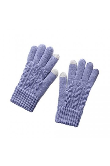 wrtgerht Gants Mitaines Femmes Gant Acrylique Multifonction extérieur Dame Gants Mitaines Femmes Temps Froid Gants Color : P