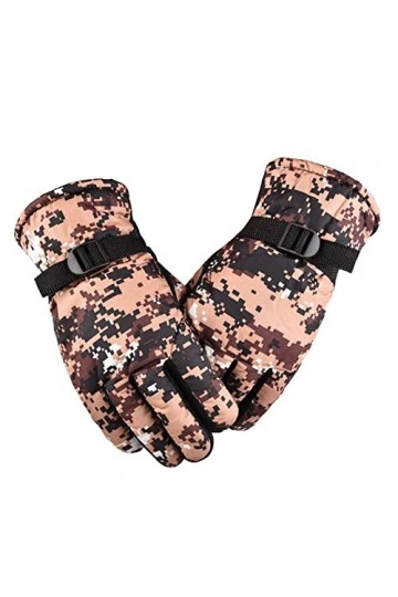 wrtgerht Gants Mitaines Hommes Hiver Chaud Hiver extérieur Gant Coupe-Vent Gant Mitaines for Femmes Froid Temps isolé Gants 