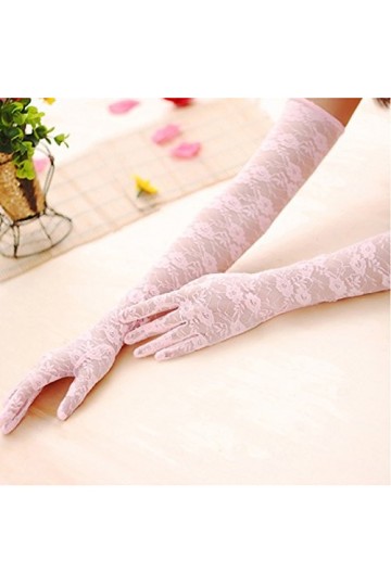 wrtgerht Gants Mitaines Enfant en Bas âge Femmes Dentelle Protection Solaire Longue Mitaines de soirée for Femme Temps Froid 