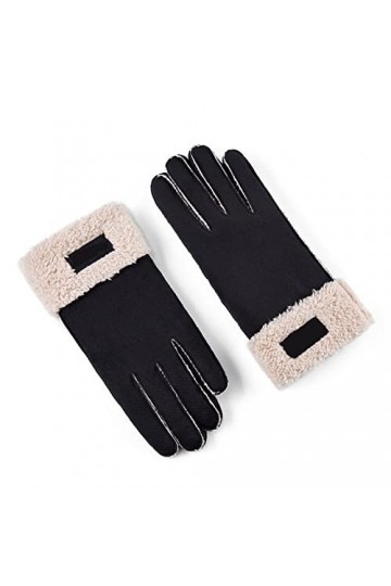 HXJ Gants dhiver Mode Hommes et féminins Plus Gants Velvet Femme Couples Couple élégant Gants Couple à Vent Vélo Cycling Sho