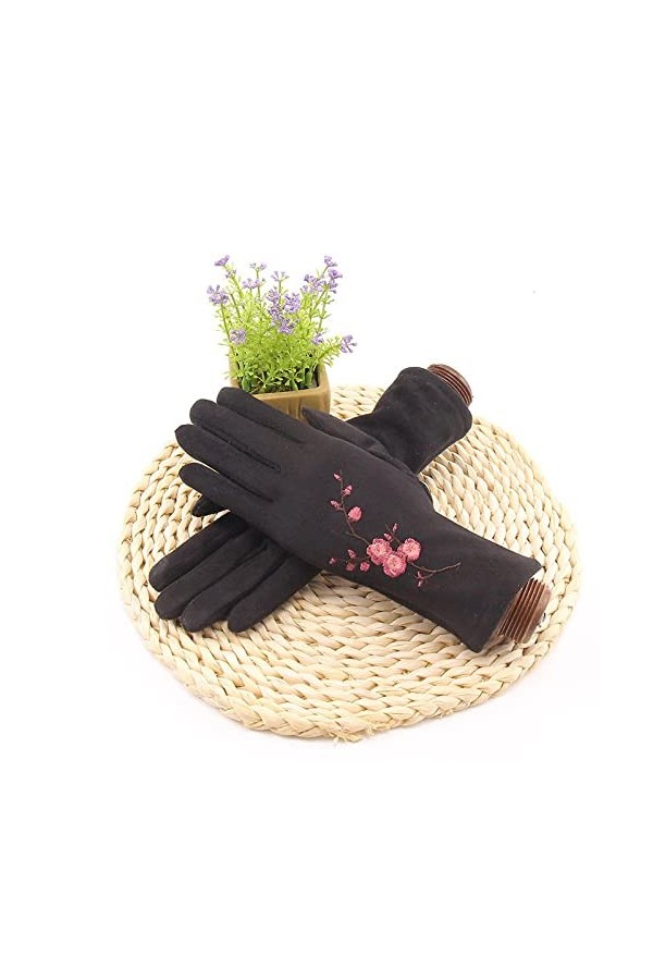 Gants Gloves Moufles Hiver Homme Femme Gants De Cyclisme Chauds À Une Seule Couche pour Femmes À Boucle Complète, Gants De Co