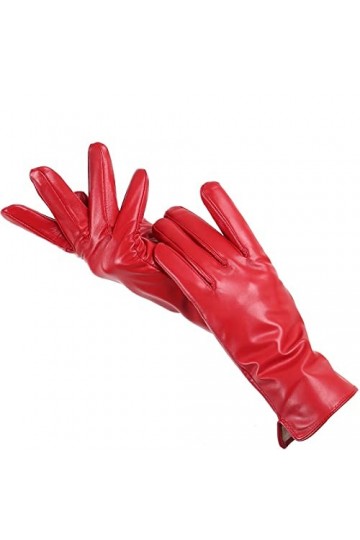 Gants Femmegants En Cuir Simples Femmes Gants En Cuir Pour Femmes En Peau De Mouton Gants Pour Femmes Mitaines Chaudes Pour F