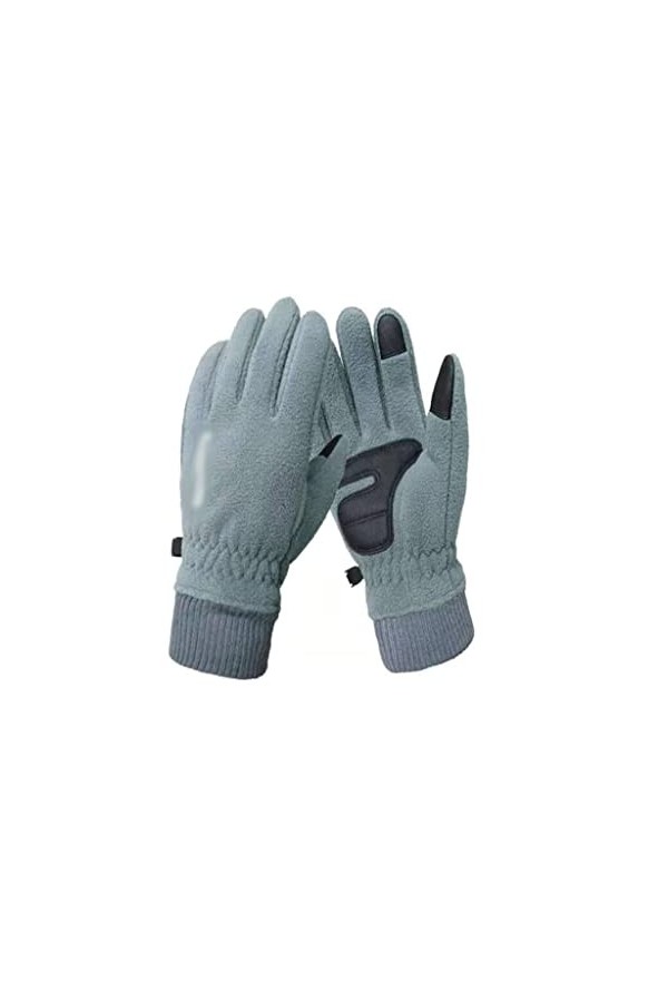 iPeson Doigts Antidérapants Gants Chauds en Coton for Femme Et Velours De Velours À Écran Tactile Hiver Gants Doux Extérieurs