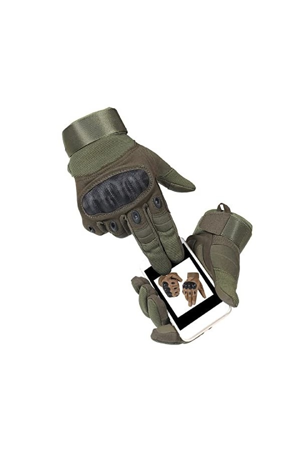 moaspr Gants pour Hommes Gant Tactile Homme Gants De Moto Gants Unisexes Gants De Sports De Plein Air Gants De Protection Tou