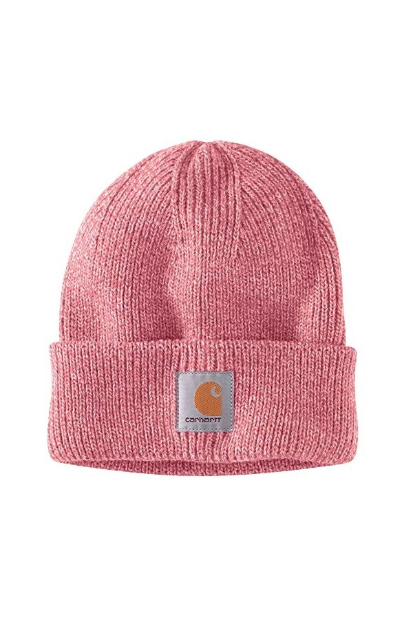 Carhartt Bonnet unisexe en maille acrylique, Rose salt bois de rose, taille unique