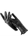 Gants simples en cuir pour femme, gants en peau de mouton, gants chauds de haute qualité pour lhiver