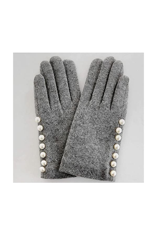Gants Gloves Moufles Hiver Homme Femme Gants Dames Élégantes Mitaines Perle Mitaines Écran Tactile Femmes Gants De Conduite G
