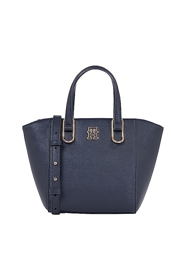Tommy Hilfiger Th Timeless Med Sac fourre-tout pour femme, noir, taille unique, Noir, Taille unique, Décontracté