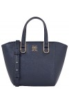 Tommy Hilfiger Th Timeless Med Sac fourre-tout pour femme, noir, taille unique, Noir, Taille unique, Décontracté
