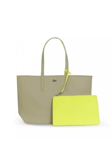 Lacoste Sac Cabas Réversible Anna Femme Noir Krema