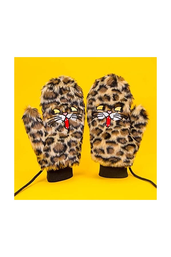 Gants Gloves Moufles Hiver Homme Femme Mitaines De Licou De Doigt De Chat De Dessin Animé Mignon pour Femmes Gants Chauds À I