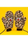 Gants Gloves Moufles Hiver Homme Femme Mitaines De Licou De Doigt De Chat De Dessin Animé Mignon pour Femmes Gants Chauds À I