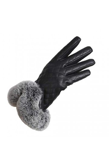 Textos À Écran Tactile La Pour Young Styles Conduite DHiver Gants Chauds Gants En Cuir Gant De Moufles DExtérieur Moelleux 