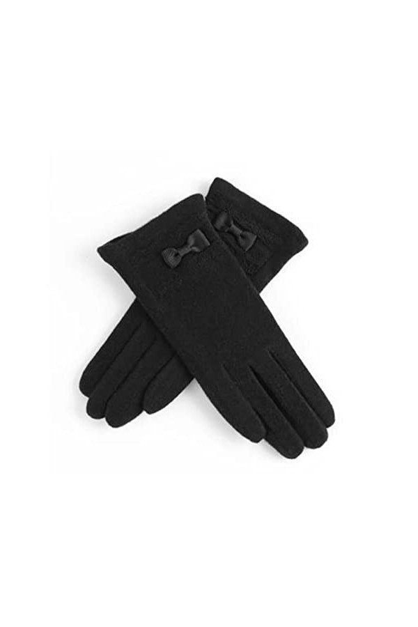 JSJJEDC Femmes Automne et Hiver Chaud Cachemire Écran Tactile Gants de Conduite brodée de la Perle des Femmes Couleur : A-1,