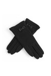 JSJJEDC Femmes Automne et Hiver Chaud Cachemire Écran Tactile Gants de Conduite brodée de la Perle des Femmes Couleur : A-1,